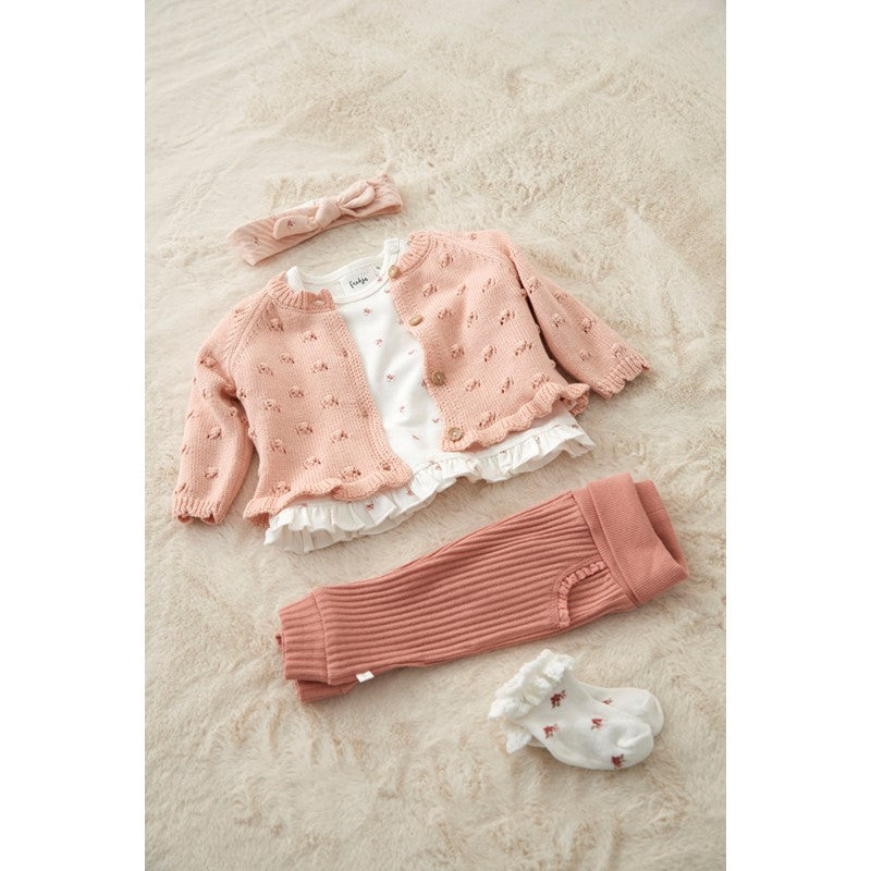 Feetje W25 Vestje gebreid - Morning Sun Roze 51300531
