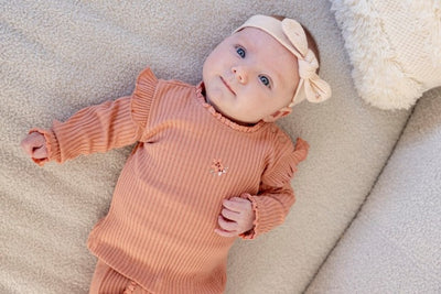 Feetje W25  W2515 Longsleeve ajour rib - Morning Sun Roze 51602596