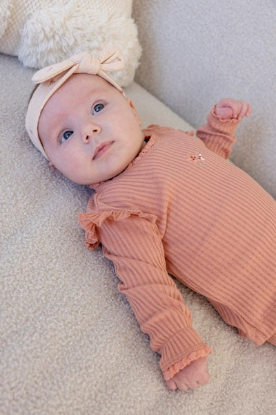 Feetje W25  W2515 Longsleeve ajour rib - Morning Sun Roze 51602596