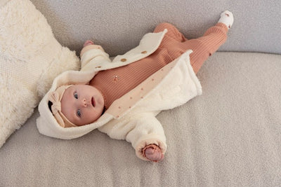 Feetje W25  W2515 Teddy jasje met capuchon - Morning Sun Offwhite 51800352