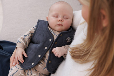 Feetje W25  W2518 Omkeerbaar teddy gilet - Narwal Blauwgrijs 51200036