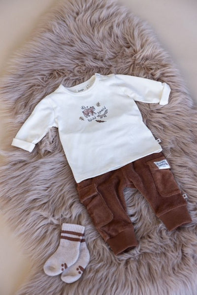 Feetje W25  W2522 Sokken - Wild World Taupe melange 50400344