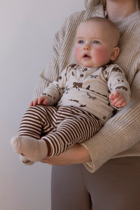 Feetje W25  W2522 Broek streep - Wild World Bruin 52202420