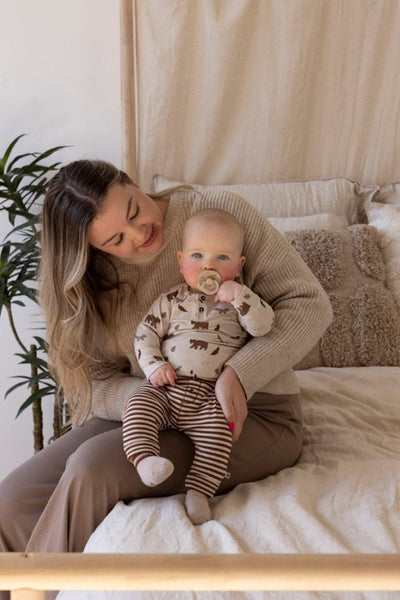 Feetje W25  W2522 Broek streep - Wild World Bruin 52202420
