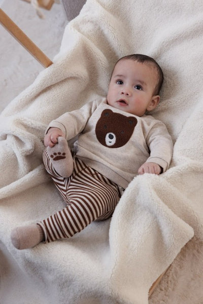 Feetje W25  W2522 Broek streep - Wild World Bruin 52202420