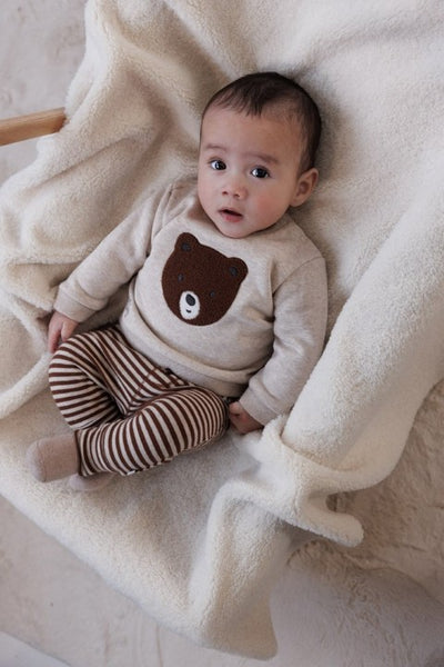 Feetje W25  W2522 Sweater - Wild World Taupe melange 51602633
