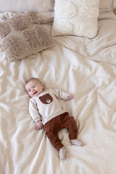 Feetje W25  W2522 Sweater - Wild World Taupe melange 51602633