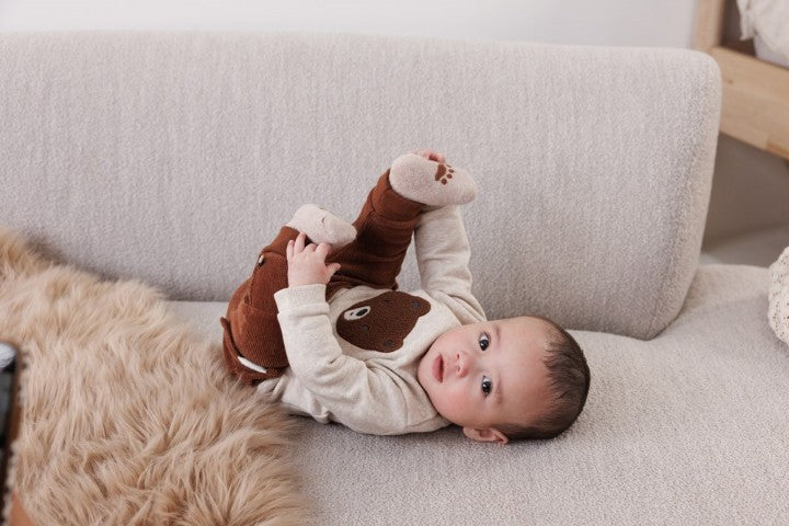 Feetje W25  W2522 Sokken - Wild World Taupe melange 50400344