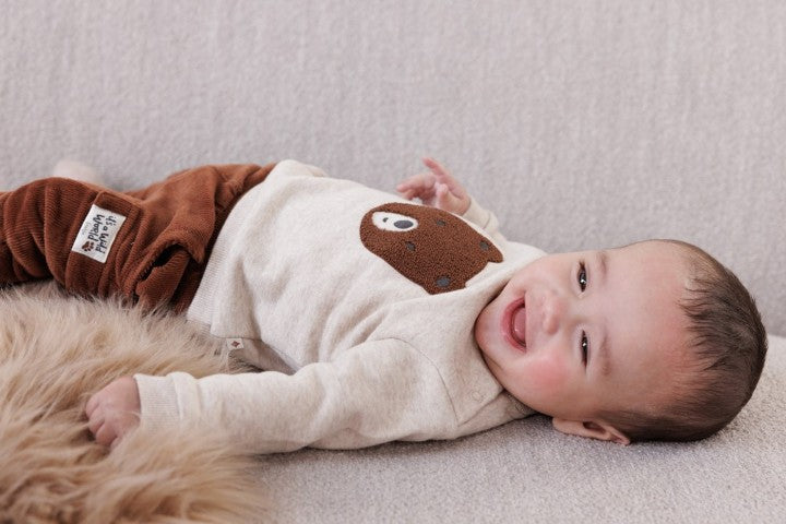 Feetje W25  W2522 Sweater - Wild World Taupe melange 51602633