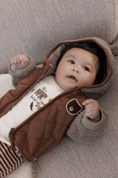 Feetje W25  W2522 Broek streep - Wild World Bruin 52202420