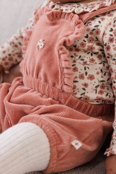 Feetje W25  W2523 Romper rib AOP - Woodland Bloom Offwhite 50200248