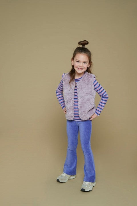 Jubel w25 Omkeerbaar teddy gilet - Wild Soul l.Lila 91200019 W25J1