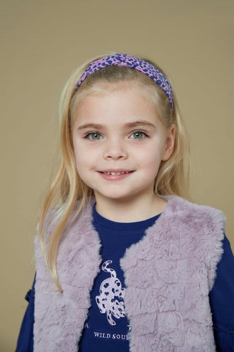 Jubel w25 Omkeerbaar teddy gilet - Wild Soul l.Lila 91200019 W25J1