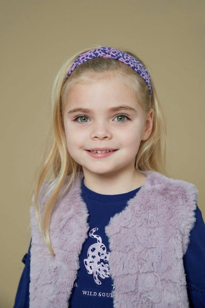 Jubel w25 Omkeerbaar teddy gilet - Wild Soul l.Lila 91200019 W25J1