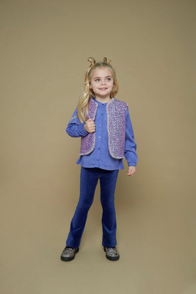 Jubel w25 Omkeerbaar teddy gilet - Wild Soul l.Lila 91200019 W25J1