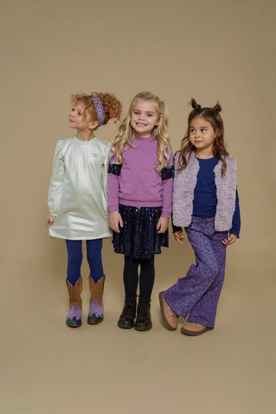 Jubel w25 Omkeerbaar teddy gilet - Wild Soul l.Lila 91200019 W25J1