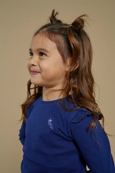 Jubel w25 Longsleeve rib - Wild Soul Indigo 91600427 W25J1