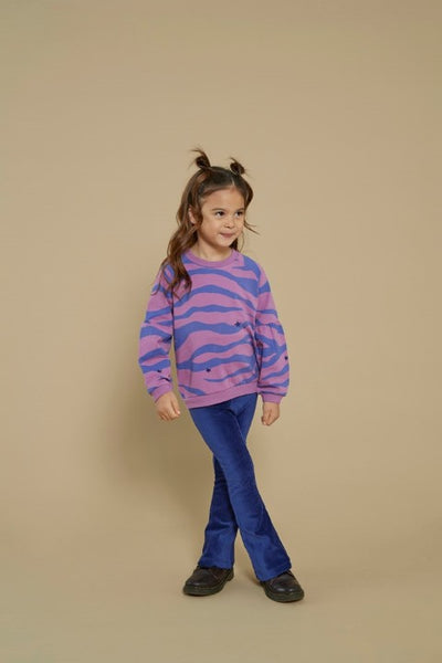Jubel w25 Flared broek velours rib - Wild Soul Indigo 92200474 W25J1