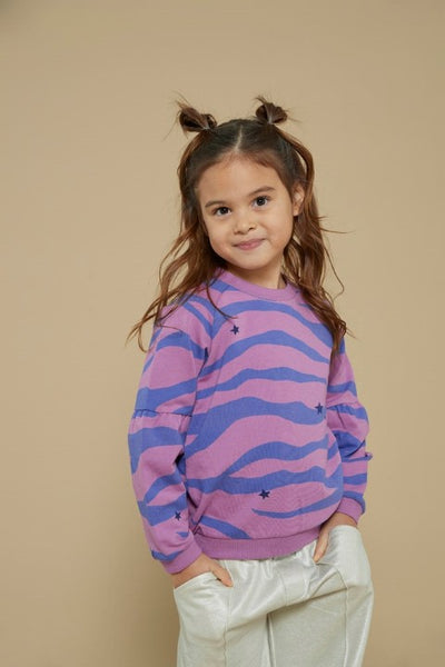Jubel w25 Sweater AOP - Wild Soul Violet 91600430 W25J1
