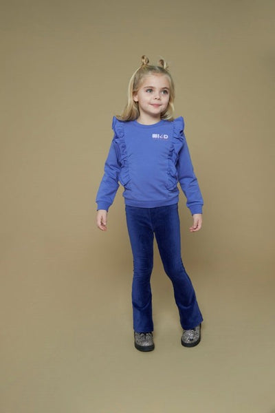 Jubel w25 Flared broek velours rib - Wild Soul Indigo 92200474 W25J1