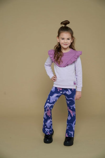 Jubel w25 Flared broek AOP - Wild Soul Indigo 92200477 W25J1
