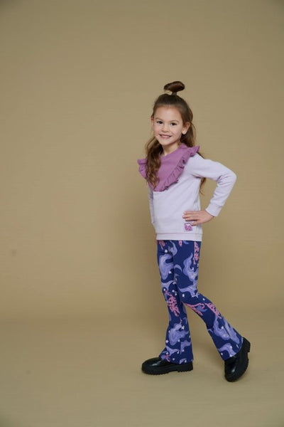 Jubel w25 Flared broek AOP - Wild Soul Indigo 92200477 W25J1