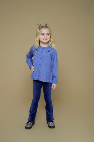 Jubel w25 Flared broek velours rib - Wild Soul Indigo 92200474 W25J1