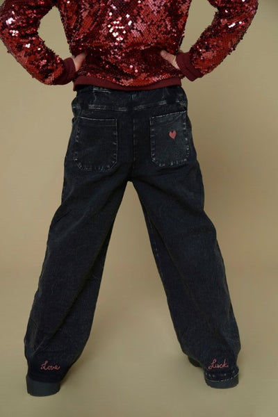 Jubel W25 W25J2 Culotte denim look - Queen Of Hearts Antraciet 92200485