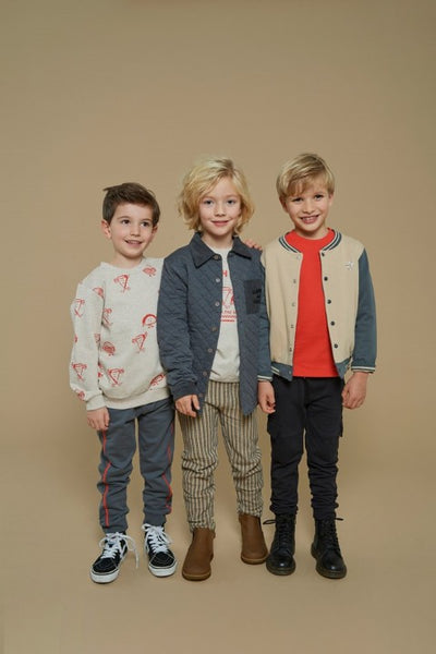 Sturdy w25 Sweater AOP - Couch Club Offwhite melange 71600617 W25S1