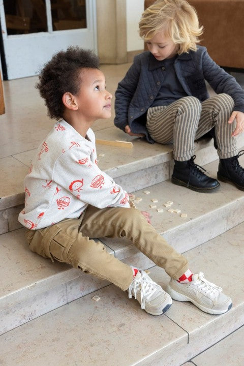 Sturdy w25 Broek streep - Couch Club Zand 72200241 W25S1