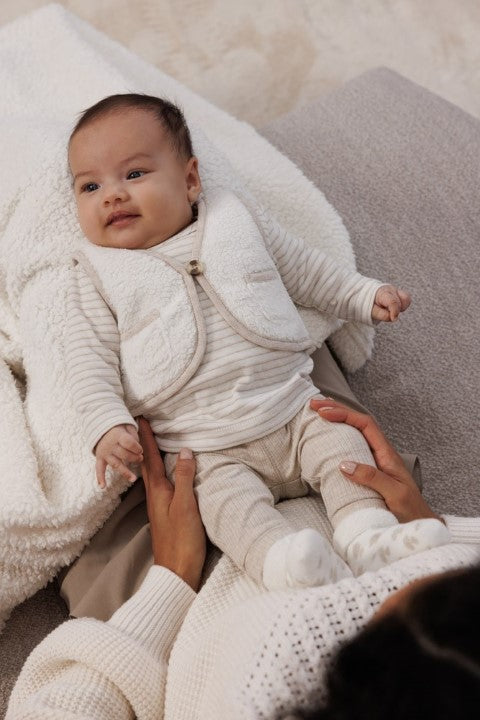 Feetje W25  W2510 Teddy gilet - Dear Autumn Offwhite 51200035
