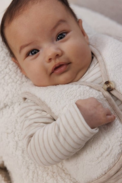 Feetje W25  W2510 Teddy gilet - Dear Autumn Offwhite 51200035