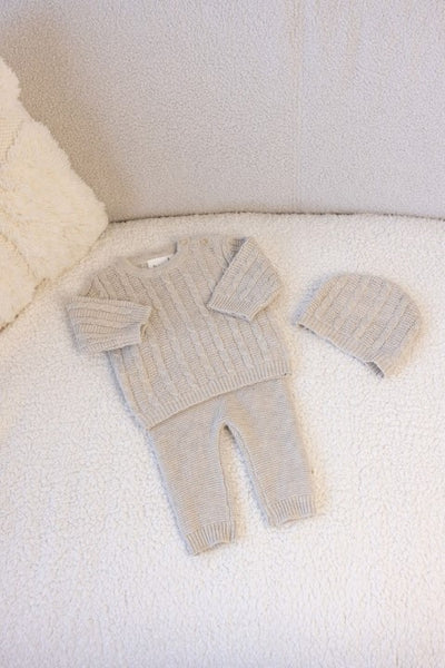 Feetje W25  W2513 Sweater gebreid - The Knits Taupe melange 51602679