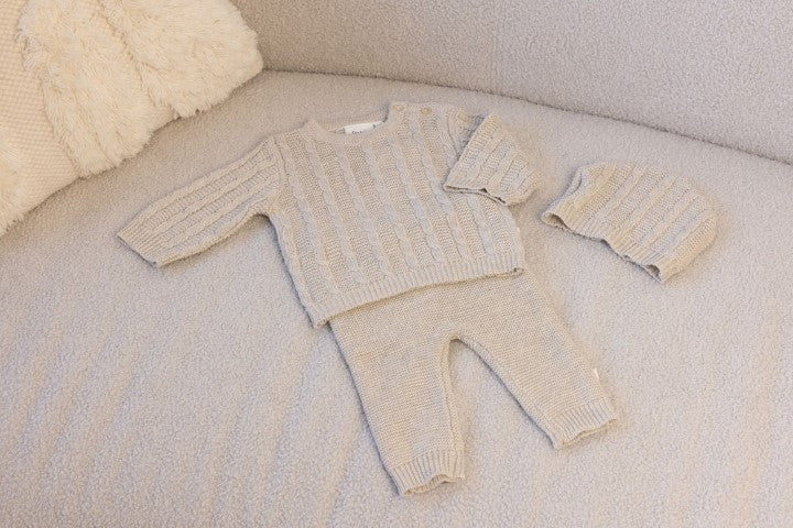 Feetje W25  W2513 Sweater gebreid - The Knits Taupe melange 51602679