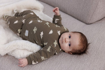 Feetje W25  W2516 Sweater AOP - Rawrsome Olijf 51602614