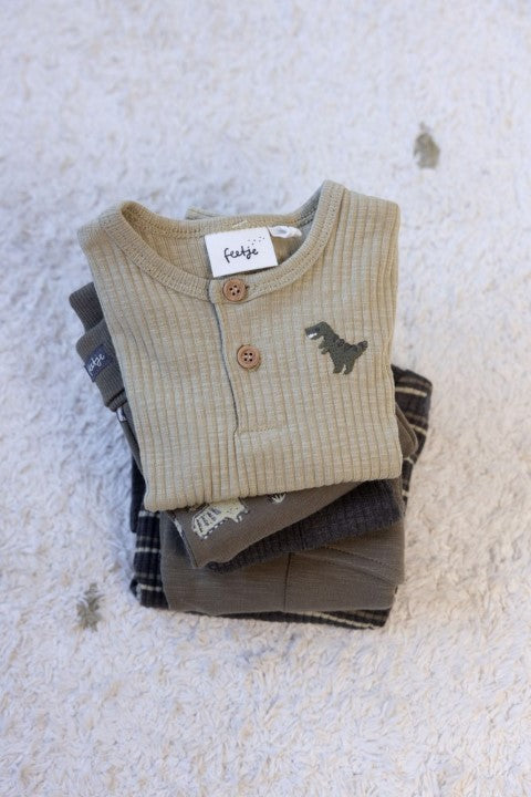 Feetje W25  W2516 Broek AOP - Rawrsome Olijf 52202410