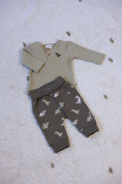 Feetje W25  W2516 Broek AOP - Rawrsome Olijf 52202410