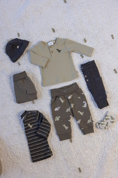 Feetje W25  W2516 Broek rib - Rawrsome Antraciet melange 52202412