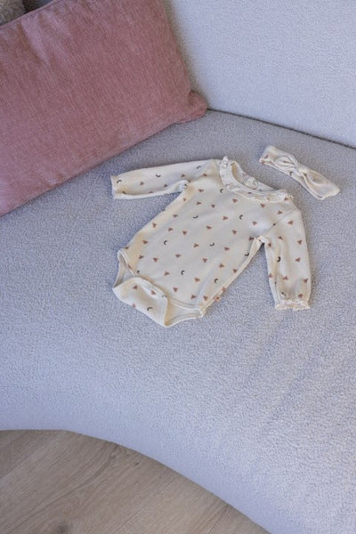 Feetje W25  W2519 Romper rib AOP - Dancing In The Moonlight Offwhite 50200244