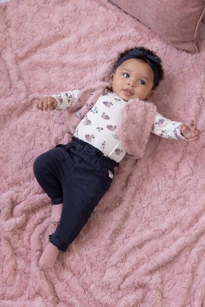Feetje W25  W2521 Fake fur gilet - Swanlake Roze 51200039