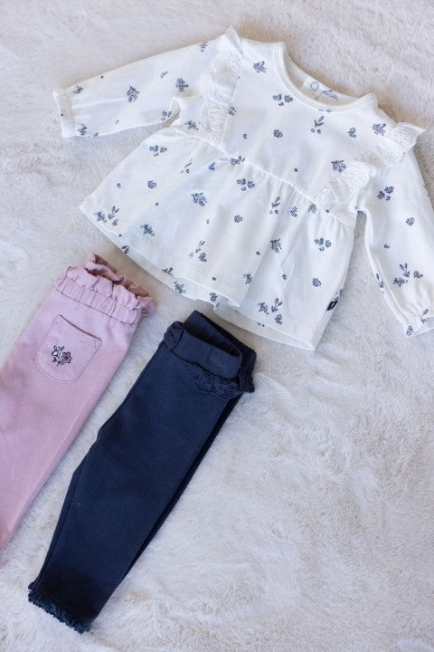 Feetje W25  W2521 Longsleeve AOP - Swanlake Offwhite 51602634