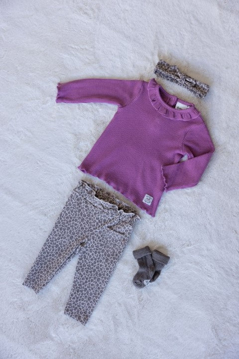 Feetje W25  W2527 Longsleeve rib - Better Together Lila 51602665