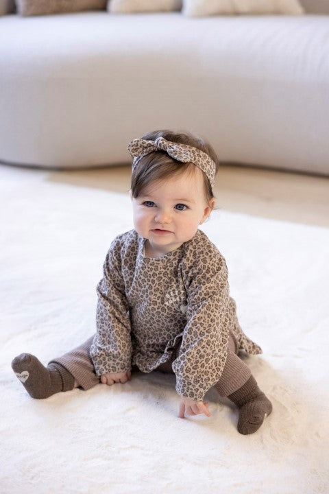 Feetje W25  W2527 Sweater AOP - Better Together Taupe melange 51602667