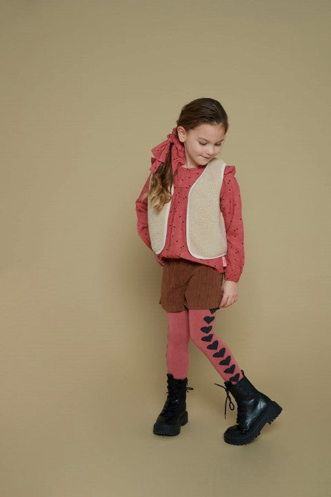 Jubel w25 Teddy gilet - Queen Of Hearts Offwhite 91200020 W25J2