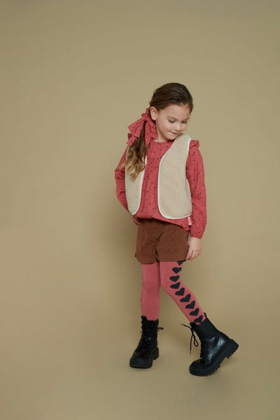 Jubel w25 Teddy gilet - Queen Of Hearts Offwhite 91200020 W25J2