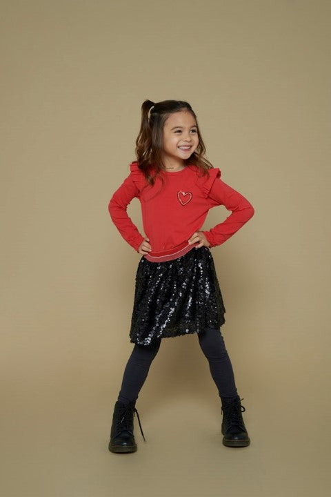 Jubel w25 Longsleeve - Queen Of Hearts Rood 91600436 W25J2
