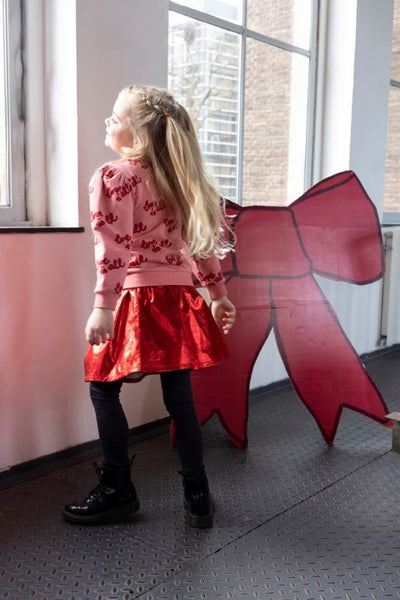 Jubel w25 Sweater AOP - Queen Of Hearts l.Roze 91600444 W25J2