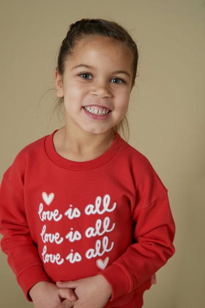 Jubel w25 Sweater - Queen Of Hearts Rood 91600445 W25J2