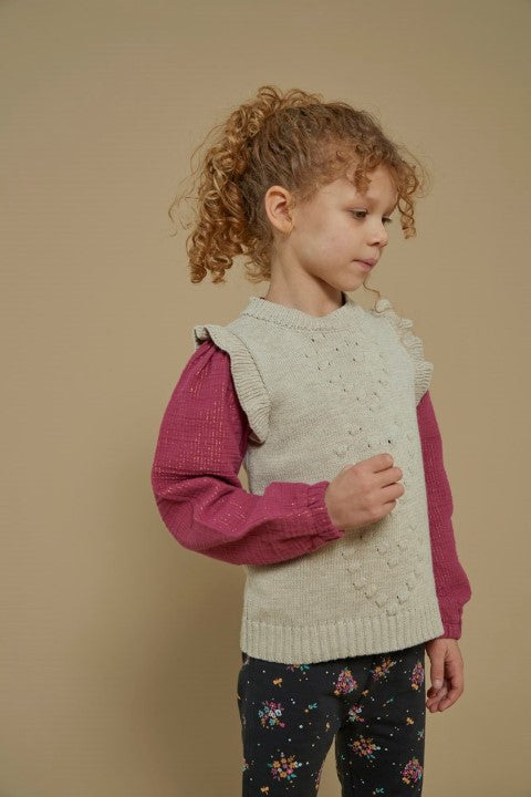 Jubel w25 Flared broek AOP - Shine Bright Antraciet 92200487 W25J3