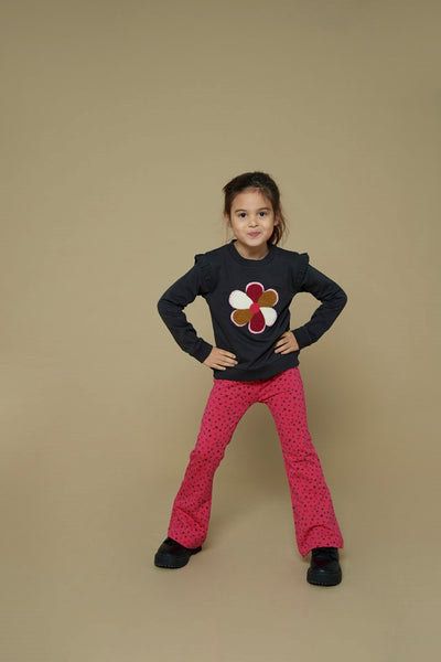 Jubel w25 Flared broek AOP - Shine Bright Roze 92200488 W25J3